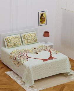 Rekha boutique Cotton Double Bed Cover