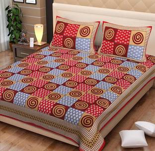 Rekha boutique Cotton Double Bed Cover