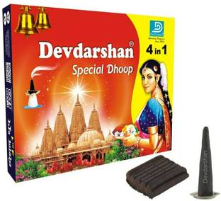 DEVDARSHAN Special 4 in One Dhoop (Pack of 24 Units) Dhoop