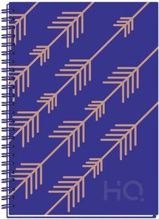 NAVNEET HQ Case Bount Corporate Edge Book (A5 Size) - Foil A5 Notebook Single Line 192 Pages