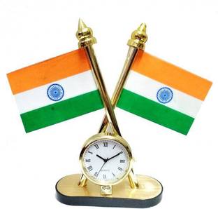 Online Accessories Mega Hub Indian Double Sided Wind Car Dashboard Flag