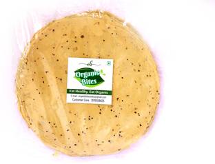 ऑर्गनिक बाइट्स Home Made Moong Dal Garlic Papad (Jodhpur Special) 500 g