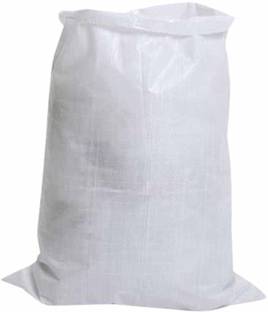 RAJCHEIF Empty HDPE Bag, Bora, BORI | KTTA for Packing of Products, Set of 10 pieces (White, 27*45) Grow Bag