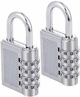 MORE BUY Bag Lock 2pc 4-Digit Safe PIN Hand Bag Shaped Combination Padlock Lock Combination Lock