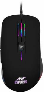 Ant Esports GM100 RGB 4800 DPI I Gaming Wired Optical  Gaming Mouse
