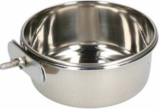 THE DDS STORE Round Steel Pet Bowl