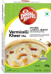 Double Horse Vermicelli Kheer Mix 300g (Pack of 1)|Vermicelli Dessert Mix | Semiya Payasam Mix 300 g
