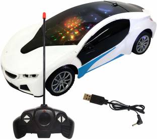 NXI Stylish And Smart Remote And Radio Control Famous Chargeable Car with 3D Light Car for Kids