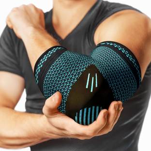 Leosportz (pack of 2) Elbow Brace Compression Support Tendonitis, Tennis Elbow Elbow Support