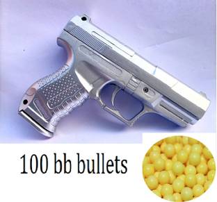 WHEELSQUARE P99 High Accuracy And Smootly pull back loaded And Long Range gun (plastics) With 100 BB Bullets Guns & Darts