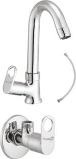 Prestige SmartBuy Prime Swan Neck With Conection Pipe Angle Cock Set Faucet Set