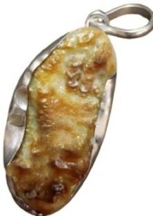 RAM RATAN KENDRA Original Shukra mani Stone with Lab Certificate(4-5 Gram) स्टोन पेंडेंट