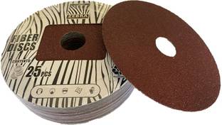 Zebra Premium Tools Z-F60 5'' Fiber Disc Grit 60 Aluminum Oxide Sandpaper