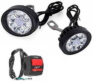 auto trends LED Mirror Light with Switch Headlight Motorbike LED (12 V, 40 W)