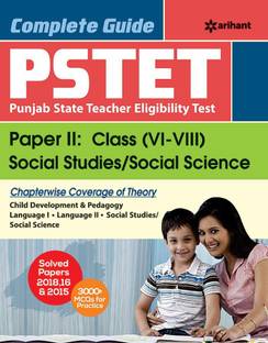 Pstet Punjab State Teacher Eligibility Test Paper 2 for Class (6-8) Social Studies/ Social Science