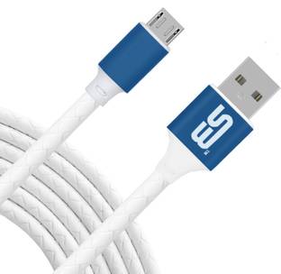 SB Micro USB Cable 2 A 1.2 m Micro USB Data Cable QC 3.1 Fast Charging & Data Sync Data Cable 1.2 Meter Long USB Cable (Blue)