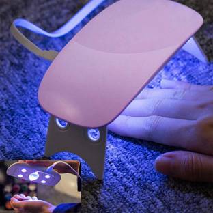 HINGOL Nail Paint Dryer With USB | Nail Polish Dryer | LED UV Light Nail Polish Dryer Curing Lamp Light Portable | Lamp cures fingernails or toenails | Nails Paints Dryer Machine Nail Polish Dryer