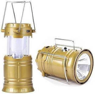 BERRIN Led Solar Emergency Light Bulb Travel Camping Lantern Gold Plastic Table Lantern