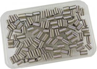 Crafts Haveli 50 pcs metal spring supporter beads for jewellery making kit art and crafts materials for necklace bracelet earring making materials diy kit- Multi color