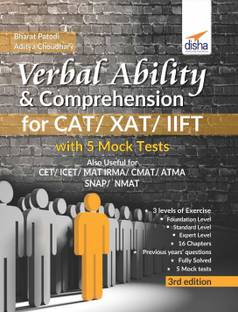Verbal Ability & Comprehension for CAT/ XAT/ IIFT with 5 Mock Tests 3rd Edition