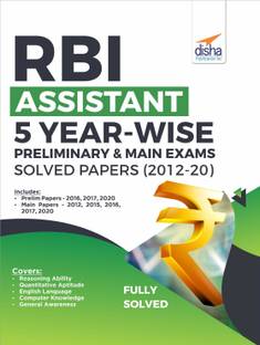 Rbi Assistant 5 Year-Wise Preliminary & Main Exams Solved Papers (2012-20)