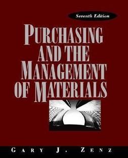 Purchasing and the Management of Materials