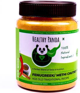 HEALTHY PANDA Fenugreek Chutney Powder also known as Methi Chutney, Metkut Chatni, Molaga Podi, Idly Dosa Chatani, Podi Chutni (100% Natural & Healthy) - 250 Gram Chutney Powder