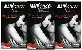 MANKIND Strawberry flavour condom Condom