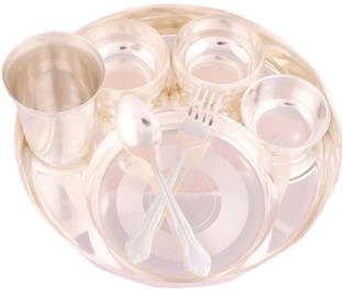 Empire Gift Pack of 8 Silver Plated Silver Plated dinner Set Dinner Set