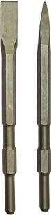 Inditrust High Quality Point and Flat Demolition Hammer Bit set size 17mm*280mm