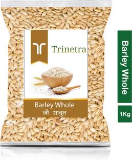 Trinetra Best Quality Jau Sabut (Barley Whole Grain)-1Kg (Pack Of 1) Barley
