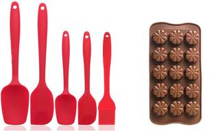 ZUCCLLIN chocolate moule & red spatula Kitchen Tool Set