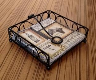 CraftKemp 1 Compartments Wrought Iron Napkin holder