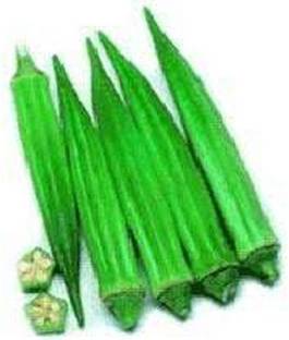 Sjeme Lady Finger Parbhani Kranti Bhindi / Lady Finger Seeds- 140 Seed