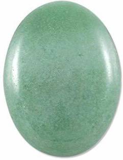 AIR9999 Natural Green Aventurine Cabochon for Reiki Healing and Grid Making Decorative Showpiece  -  3 cm
