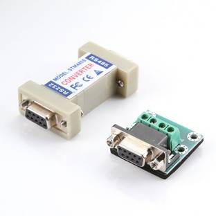 microware RS232 to RS485 Serial Converter Adapter with 4 Position Terminal Block for Industrial Long Haul Communication Data Supports (White) RS232 to RS485 Serial Converter Adapter with 4 Position Terminal Block for Industrial Long Haul Communication Data Supports (White) Laptop Accessory