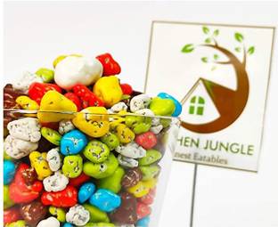 Kitchen Jungle Stone Candy ( Pebbles/Soft ) - Rock Candy | Milk Stone Chocolate | Rock Shape Chocolate (Choco Rocks) CHOCOLATY Candy