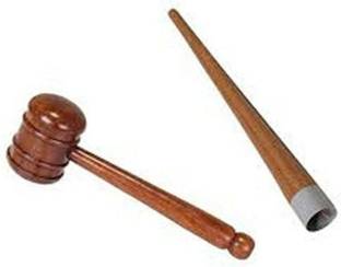 Kalindri Sports Wooden Cricket Grip Cone with Mallet Hammer