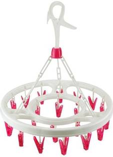 Urbanware 24 NOS. CLOTH CLIPS / PEGS HANGING CLOTH DRYER STAND Closet Organizer Closet Organizer, Accessories Organizer Plastic Cloth Clips