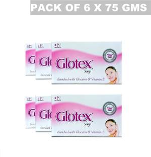 GLOTEX Soap Enriched with Glycerin & Vitamin E For Extra Glowing Skin