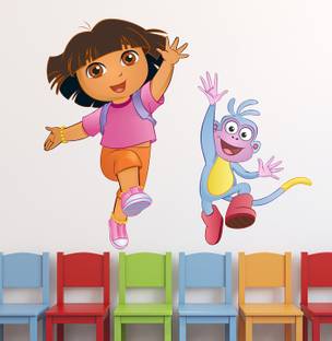 Littlebuds Dora Buji Vinyl Wallsticker