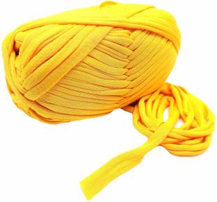 PRANSUNITA T-Shirt Yarn Carpet, Knitting Yarn for Hand DIY Bag Blanket Cushion Crocheting Projects TSH New 100 GMS