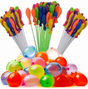 Brown Leaf Solid Holi Magic Bunch of Water Balloons Fill & Automatic Tie in 60 Sec. Set of 3 Magic Balloon
