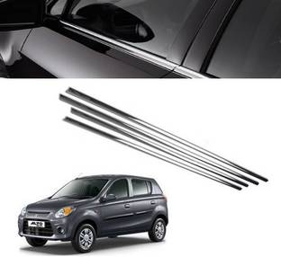 After cars Premium Car Window Lower Garnish 27 Chrome Maruti Alto 800 Side Garnish