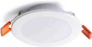 Nelson Unique 7 watt Concealed Ceiling Downlighter LED Light (Milky White, Pack of 4) Recessed Ceiling Light Ceiling Lamp