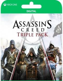 Assassin Creed Triple Pack ( Unity Black + Flag+ syndicate) Bundle Edition
