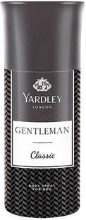 YARDLEY Gentleman Classic Perfume Body Spray  -  For Men