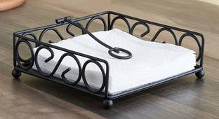 CraftKemp 1 Compartments Wrought Iron Napkin holder