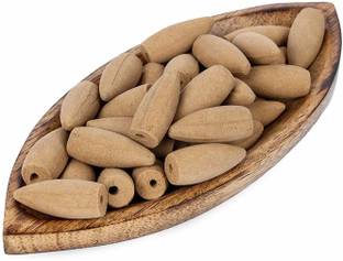 Poojan Samagri Backflow Incense Cones Mix Incense… Floral Dhoop (Pack of 50) Rose, Sandal, Guggul, Jasmine Dhoop