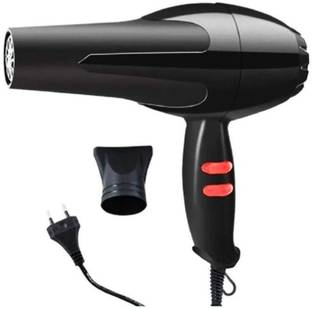 Nirvani 2888 Salon Hair Dryer With Removable Filter 2 Speed and 2 Heat Setting with Hanging loop 1500 WATT Hair Dryer with Airflow Nozzle (Black) Hair Dryer